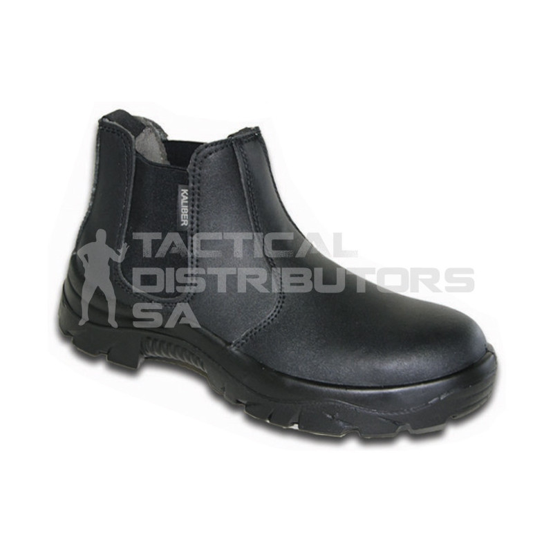 Kaliber Chelsea Steel Toe Safety Shoe - Black