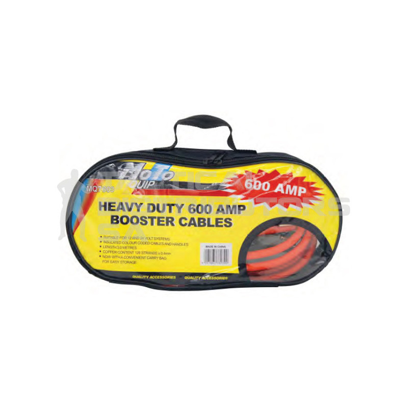 Moto-Quip Extra Heavy Duty 600 Amp Booster/Jumper Cable -...