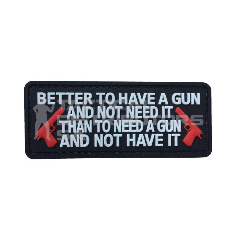 TacSpec "Better to Have" PVC Velcro Patch