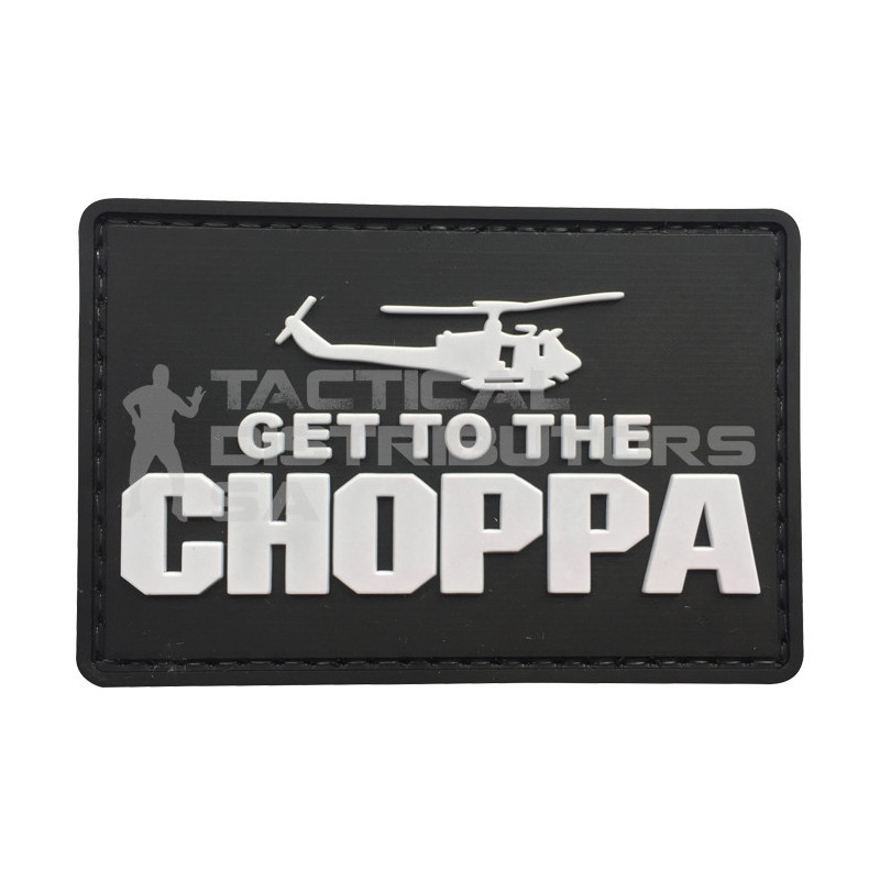 TacSpec "Get To The Choppa " PVC Velcro Patch