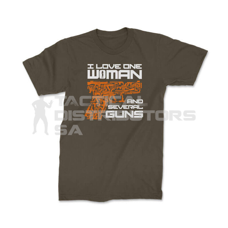 TON "Love and Guns" Unisex Premium T-Shirt - OD
