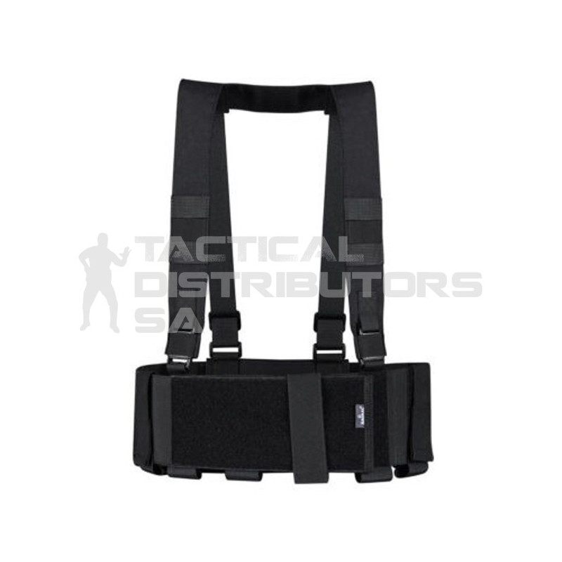 Amomax Chest Rig - Low Profile 9-Magazine Pouch - Black