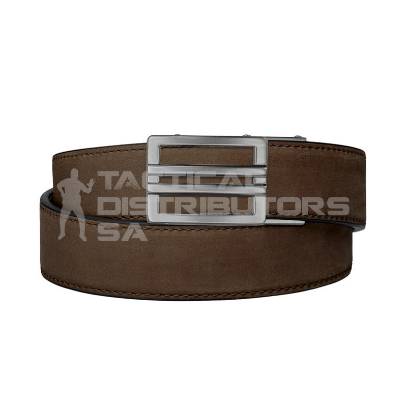 Kore Reinforced Buffalo Leather Ratcheting Gun Belt with...