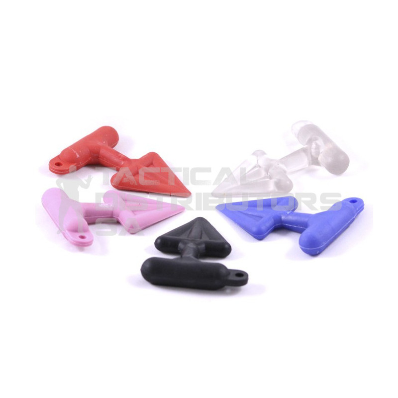 DZI Key Ring Baton - Polymer - Various Colours