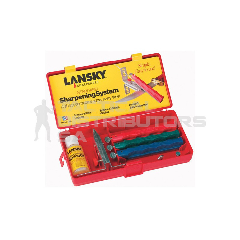 Lansky Standard 3 Stone Sharpening Kit Tactical Distributors SA