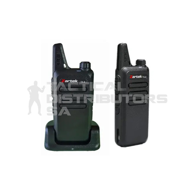 Zartek TX8-Twin Two Way Radios UHF Handheld Transceiver