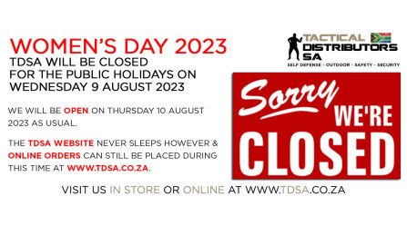 TDSA Boksburg Will Be Closed for the Public Holiday on 09/08/2023