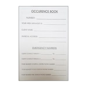 dsgocb#1. Occurrence Book (OB Book) - 400 Pages
