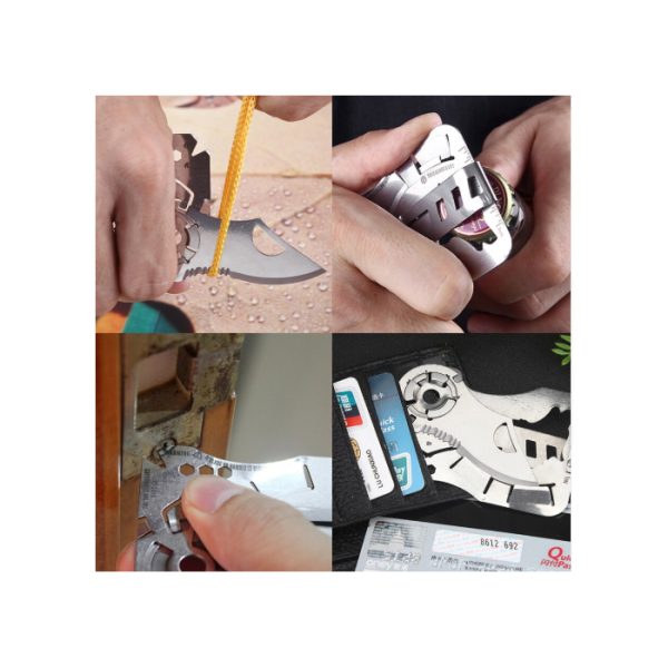 siproduct-41405-9077-aac706bea90a44108861b132fa8c19228a4f2116 dzi edc 9 in 1 stainless steel multi function card. DZI EDC 9 in 1 Stainless Steel Multi Function Card/Pocket Tool