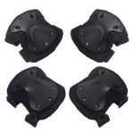 dzi hard shell tactical knee and elbow pad set 001. TacSpec Basic Hard Shell Tactical Knee and Elbow Pad Set - Various