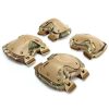 dzi hard shell tactical knee and elbow pad set 002. TacSpec Basic Hard Shell Tactical Knee and Elbow Pad Set - Various