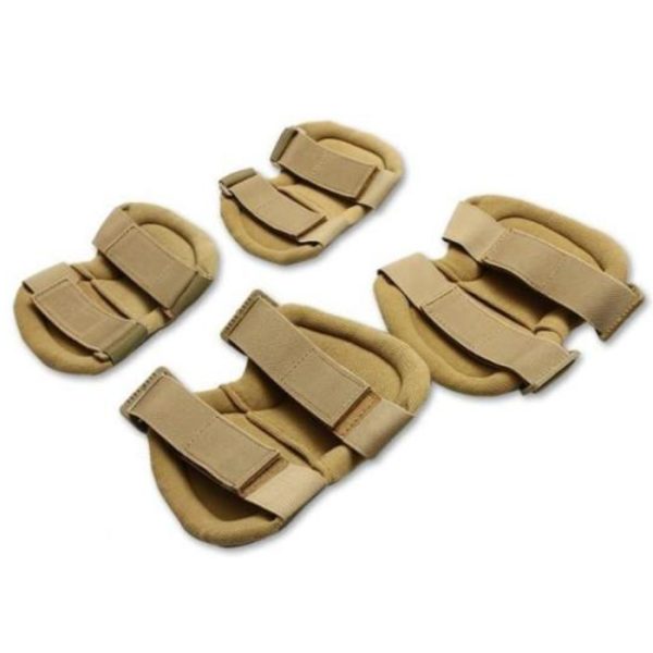dzi hard shell tactical knee and elbow pad set 003. TacSpec Basic Hard Shell Tactical Knee and Elbow Pad Set - Various