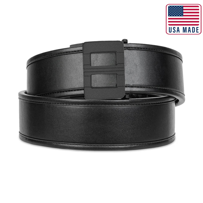 kore-reinforced-leather-duty-belt-d2. Kore Reinforced Leather Duty Belt 2.25" D2 Buckle - Black - 24" - 44"