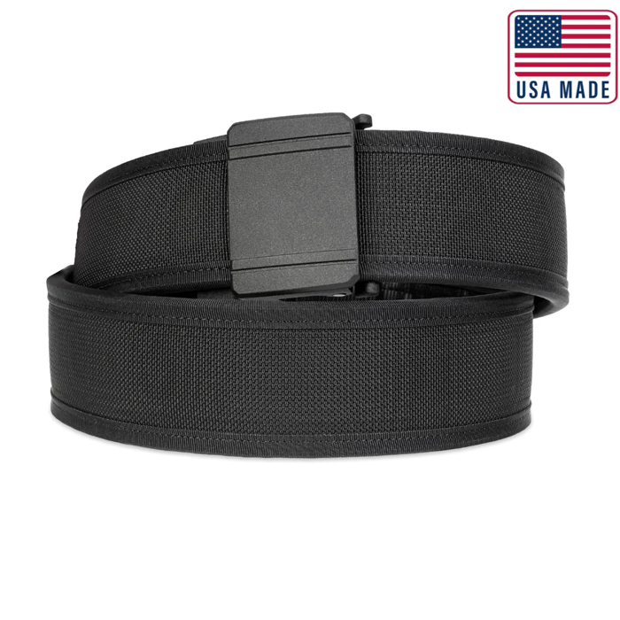 kore-reinforced-nylon-duty-belt-225-d1-buckle---bl. Kore Reinforced Nylon Duty Belt 2.25" D1 Buckle - Black - 24" - 48"
