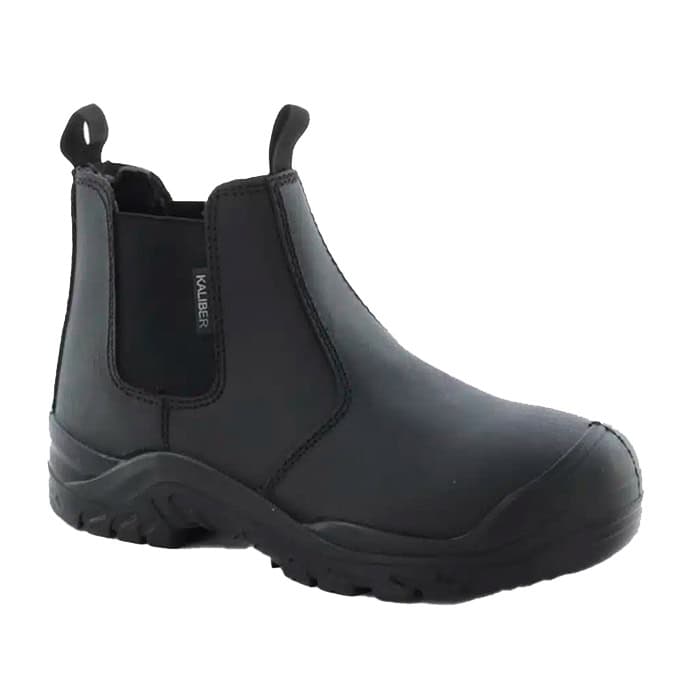kaliber-utility-black-safety-shoe-001. Kaliber Utility Steel Toe Safety Shoe - Black