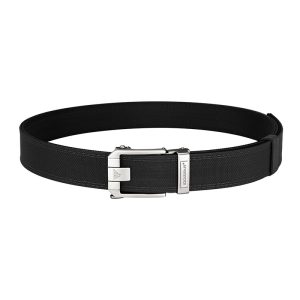 ig-bt3453-bk-1-5inch-nylon-hard-belt-(1). IDOGear 1.5" Reinforced Nylon Ratcheting EDC Belt with Silver CI Buckle - Various